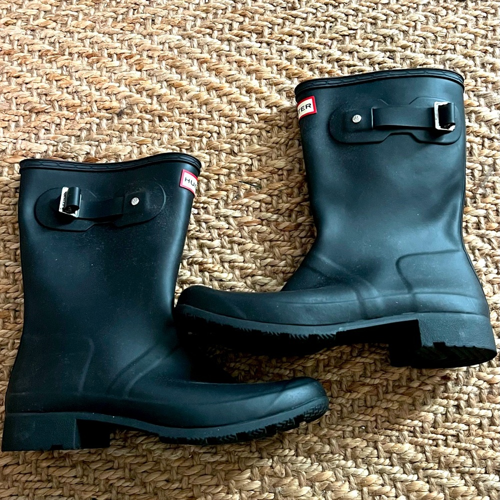 Hunter Black Rain Boots
